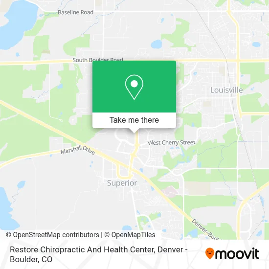 Restore Chiropractic And Health Center map