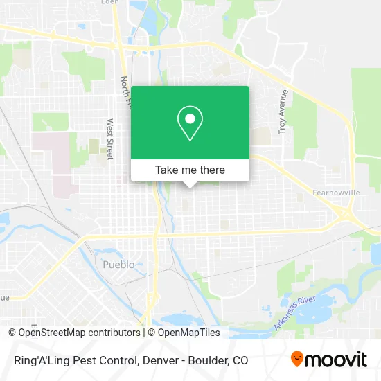 Ring'A'Ling Pest Control map
