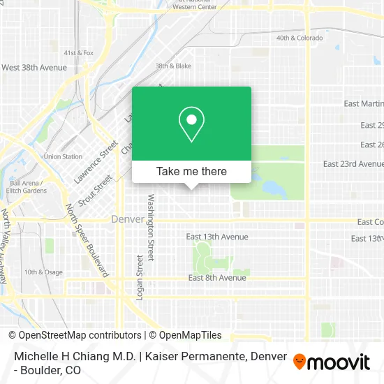 Michelle H Chiang M.D. | Kaiser Permanente map