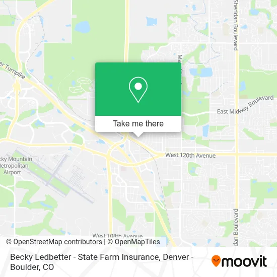 Becky Ledbetter - State Farm Insurance map