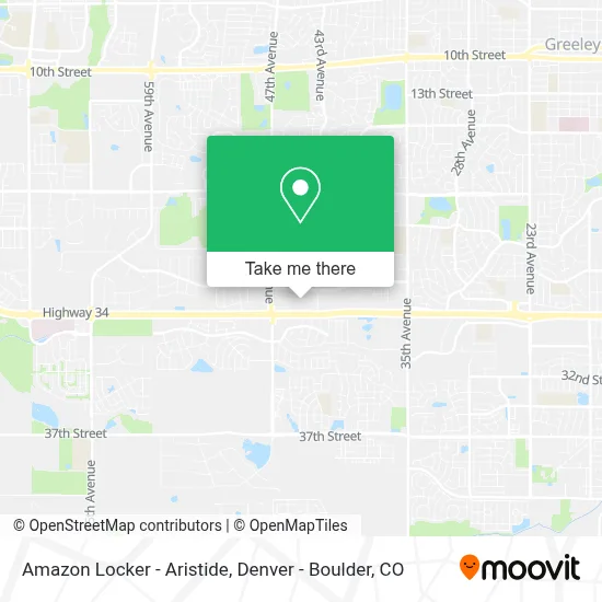 Amazon Locker - Aristide map