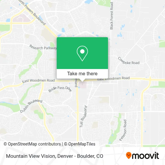 Mountain View Vision map