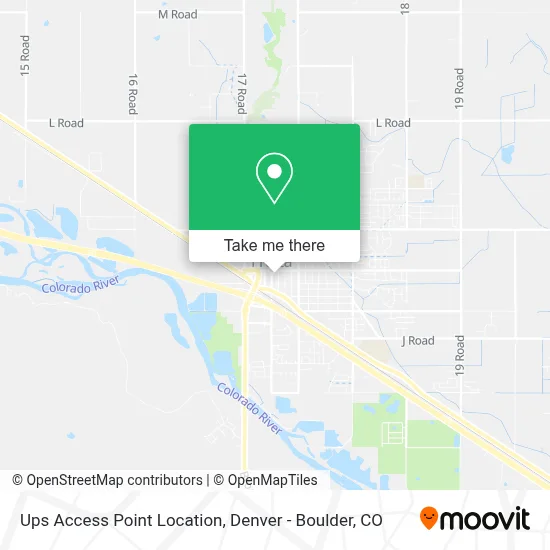 Ups Access Point Location map