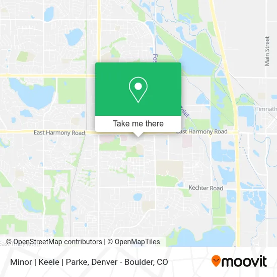 Minor | Keele | Parke map