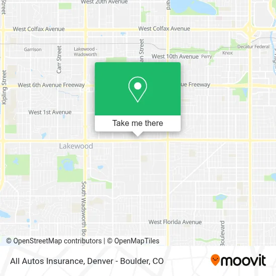All Autos Insurance map