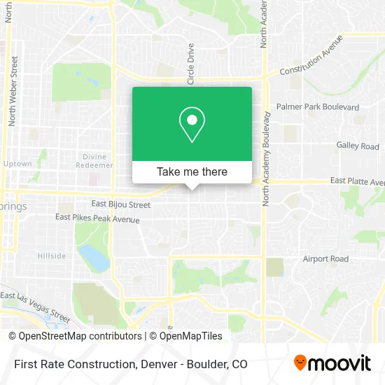 First Rate Construction map