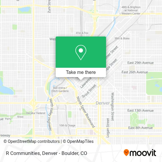 R Communities map