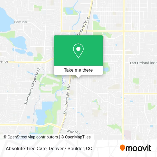 Absolute Tree Care map