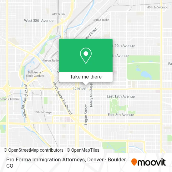 Pro Forma Immigration Attorneys map