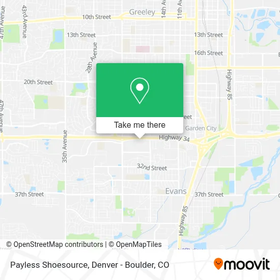 Payless Shoesource map