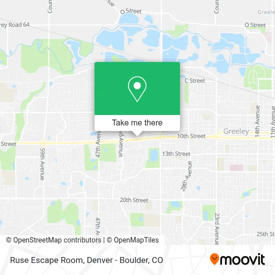 Ruse Escape Room map