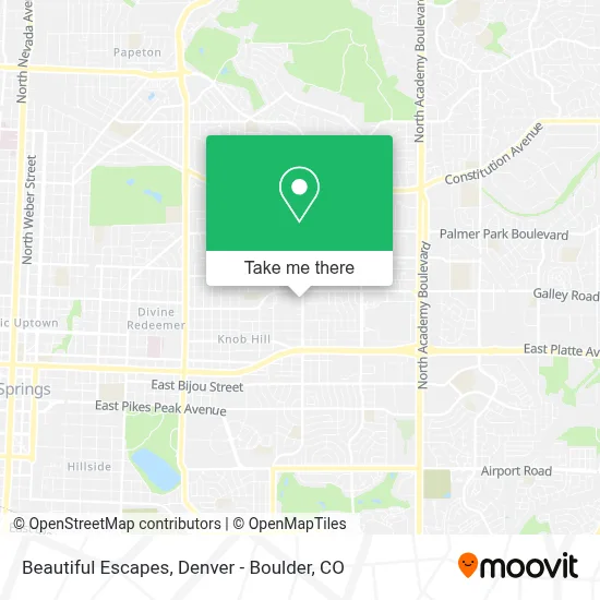 Beautiful Escapes map