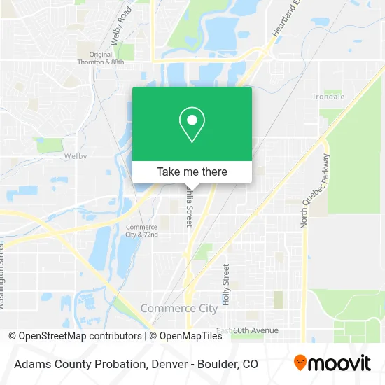 Adams County Probation map