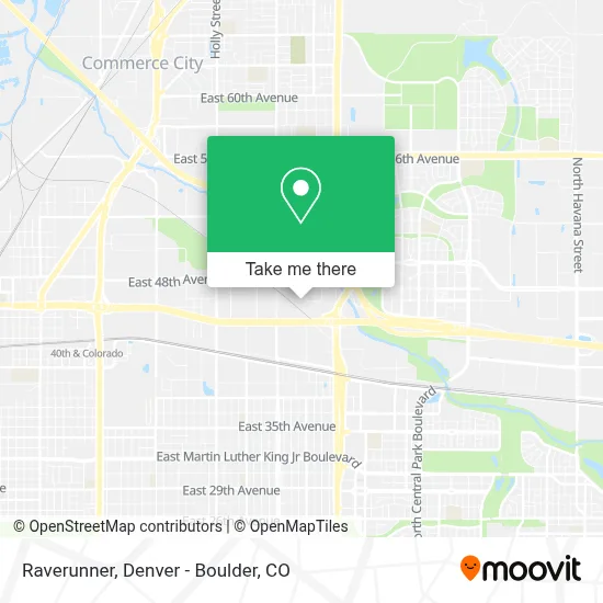 Raverunner map