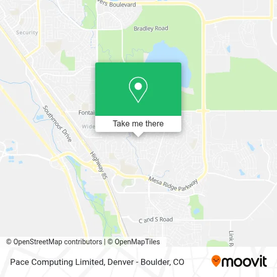 Pace Computing Limited map