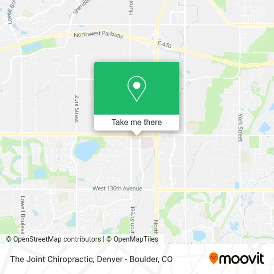 The Joint Chiropractic map