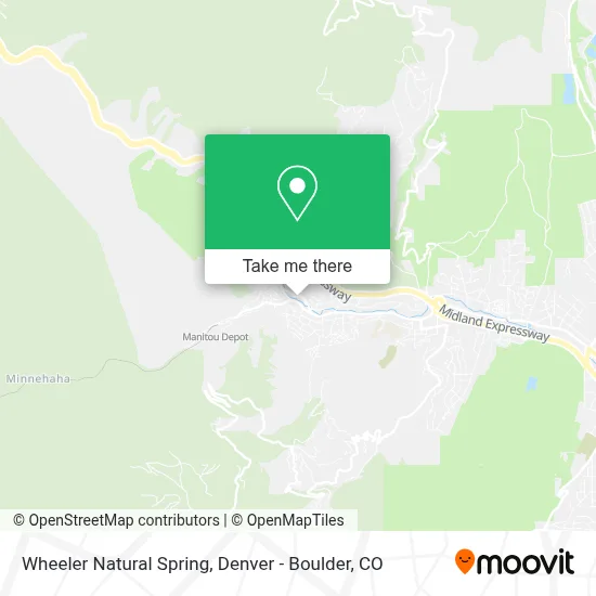 Wheeler Natural Spring map
