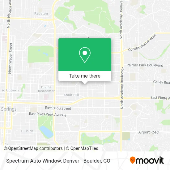 Spectrum Auto Window map