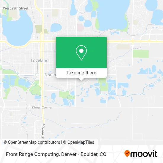 Front Range Computing map