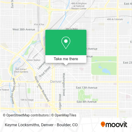 Keyme Locksmiths map