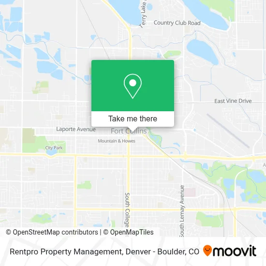 Rentpro Property Management map