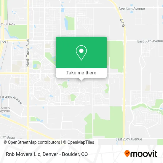 Rnb Movers Llc map