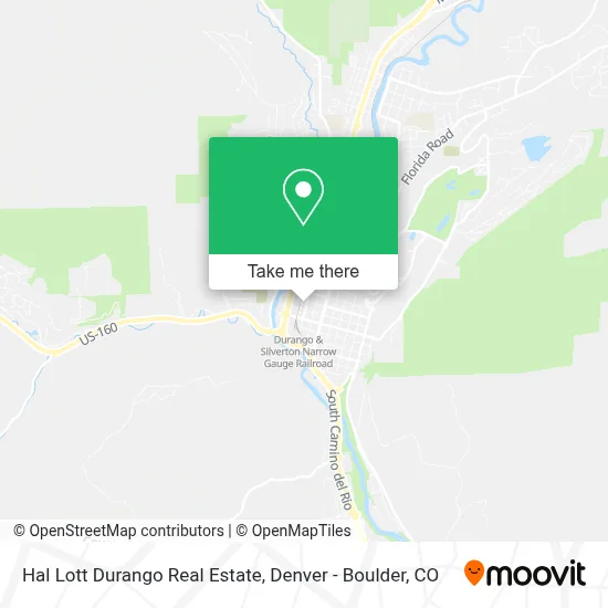 Hal Lott Durango Real Estate map