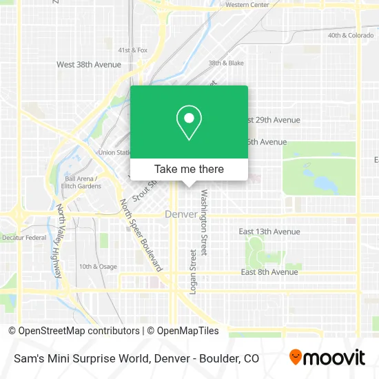 Sam's Mini Surprise World map