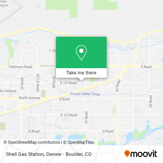 Shell Gas Station map