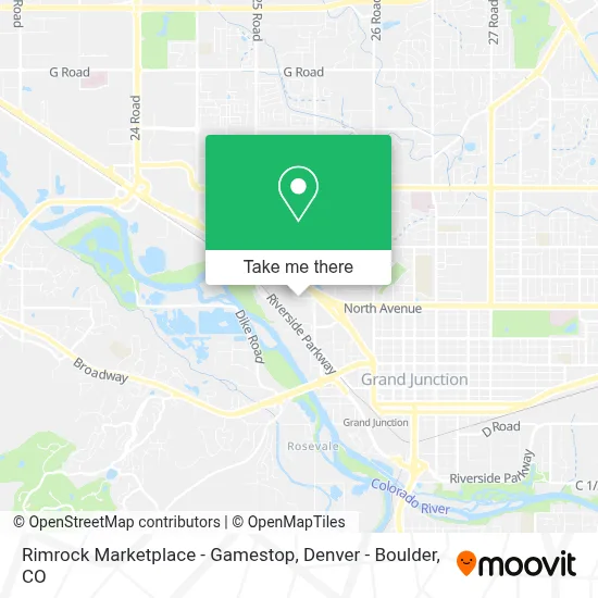 Rimrock Marketplace - Gamestop map