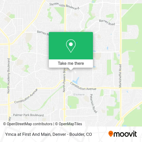 Ymca at First And Main map