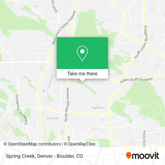 Spring Creek map