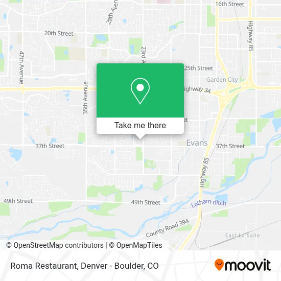Roma Restaurant map