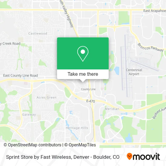 Sprint Store by Fast Wireless map