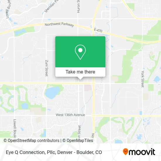 Eye Q Connection, Pllc map