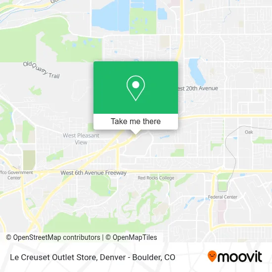 Le Creuset Outlet Store map