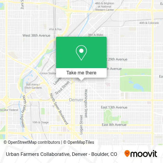 Urban Farmers Collaborative map