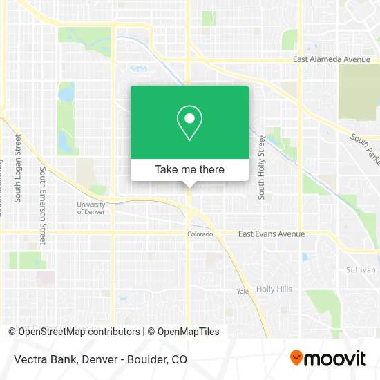 Vectra Bank map