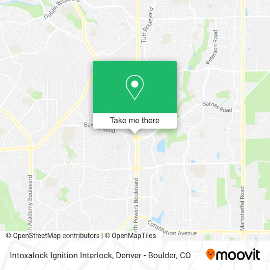 Intoxalock Ignition Interlock map