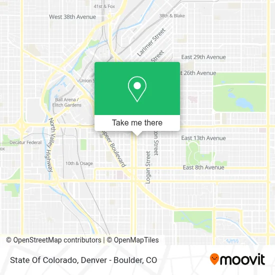 State Of Colorado map