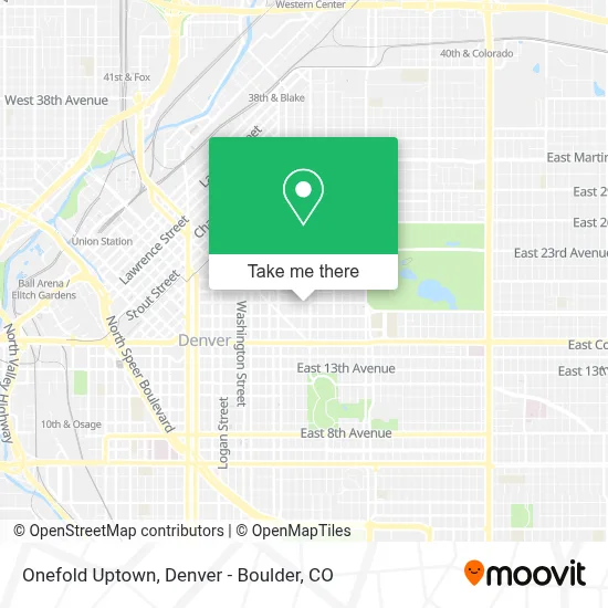 Onefold Uptown map