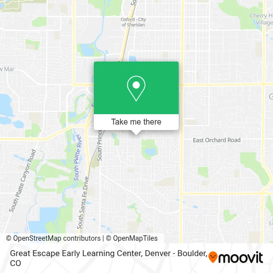 Great Escape Early Learning Center map