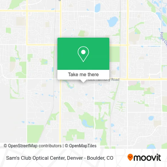 Sam's Club Optical Center map