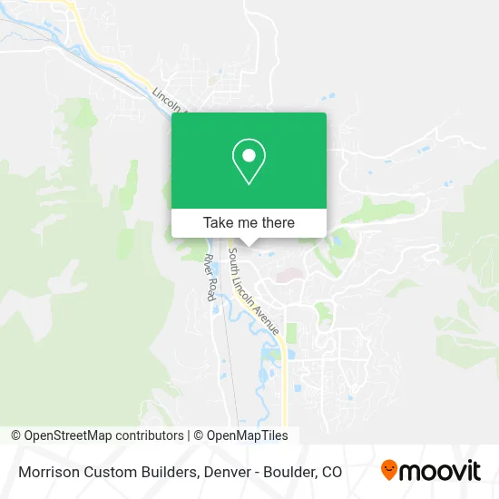 Morrison Custom Builders map