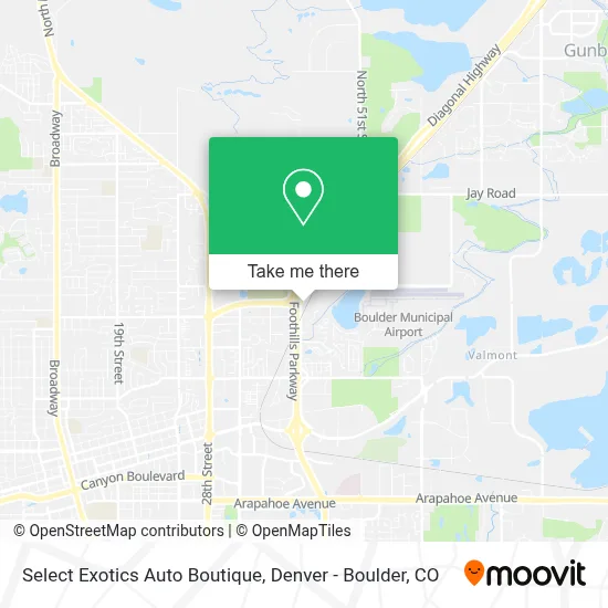 Select Exotics Auto Boutique map