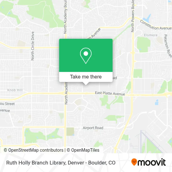 Ruth Holly Branch Library map