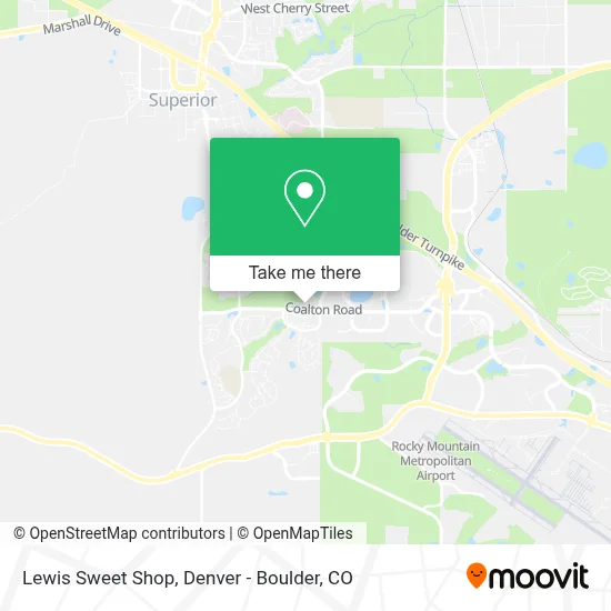 Lewis Sweet Shop map