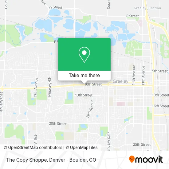 The Copy Shoppe map