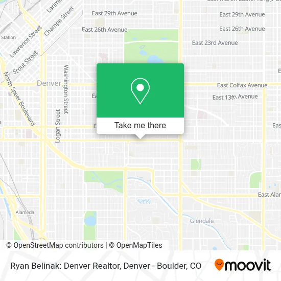 Ryan Belinak: Denver Realtor map