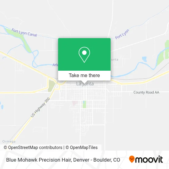 Blue Mohawk Precision Hair map